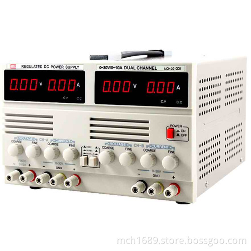 300W 30V 10A Variable Dual Channel Switching DC Power Supply (MCH-K3010DII)